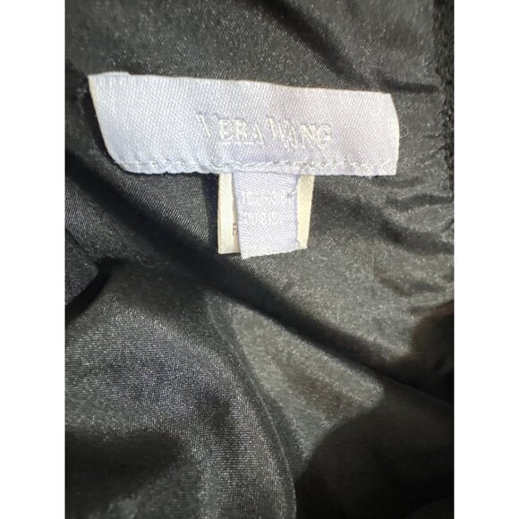 Vera Wang Black Short-Sleeve Dress Size 2 - Picture 3 of 3